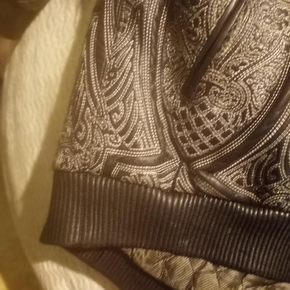 Men's Black Patterned Jacket